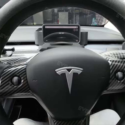 Tesla Model 3 Y Organizer Behind Screen Storage Box Dashboard Hidden Tray Non-Slip Sunglasses Holder