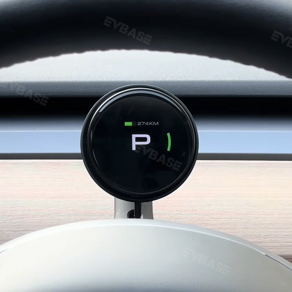 EVBASE Premium EV Tesla Accessories EVBASE Wireless Display HUD Magnetic for Model 3 Y 3 Highland with Rechargeable Phone Holder Model 3 2021 2023.10 Model Y 2021 Dashboard 2.28