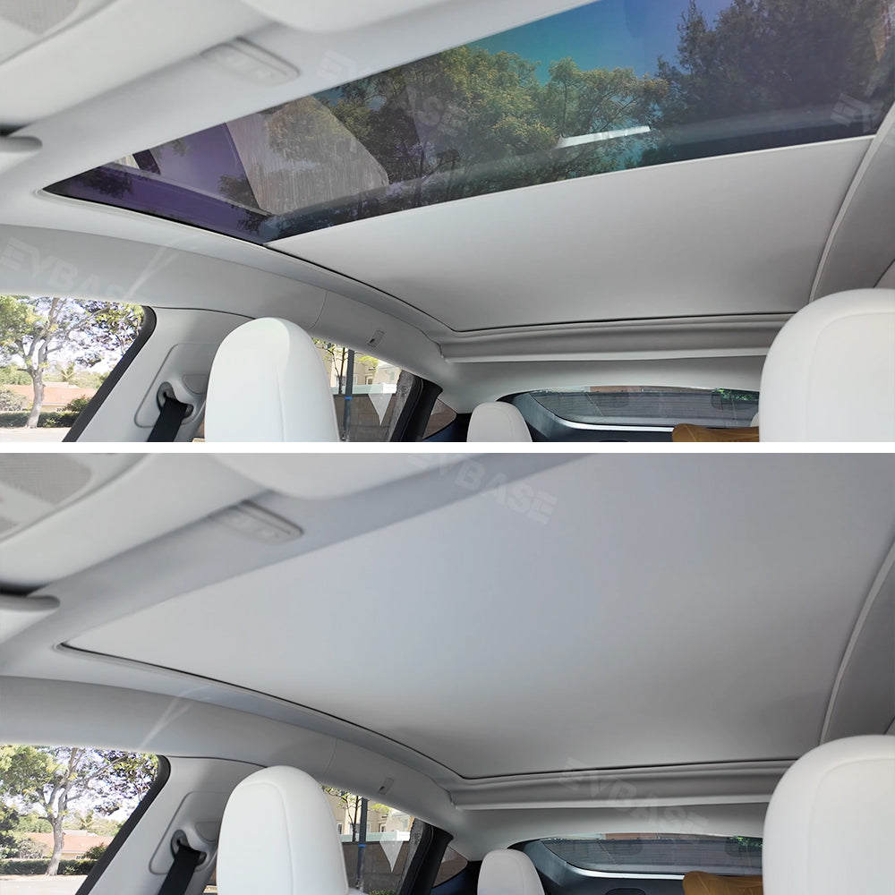 EVBASE Tesla Model Y Automatic Electric Sunshade Glass Roof Powered Su evbase-tesla-model-y-automatic-electric-sunshade-glass-roof-powered-su