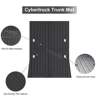 Cybertruck Truck Bed Liner Mat Foldable Pickup All Weather Rugged Bed Cover Cargo Floor Mat for Tesla