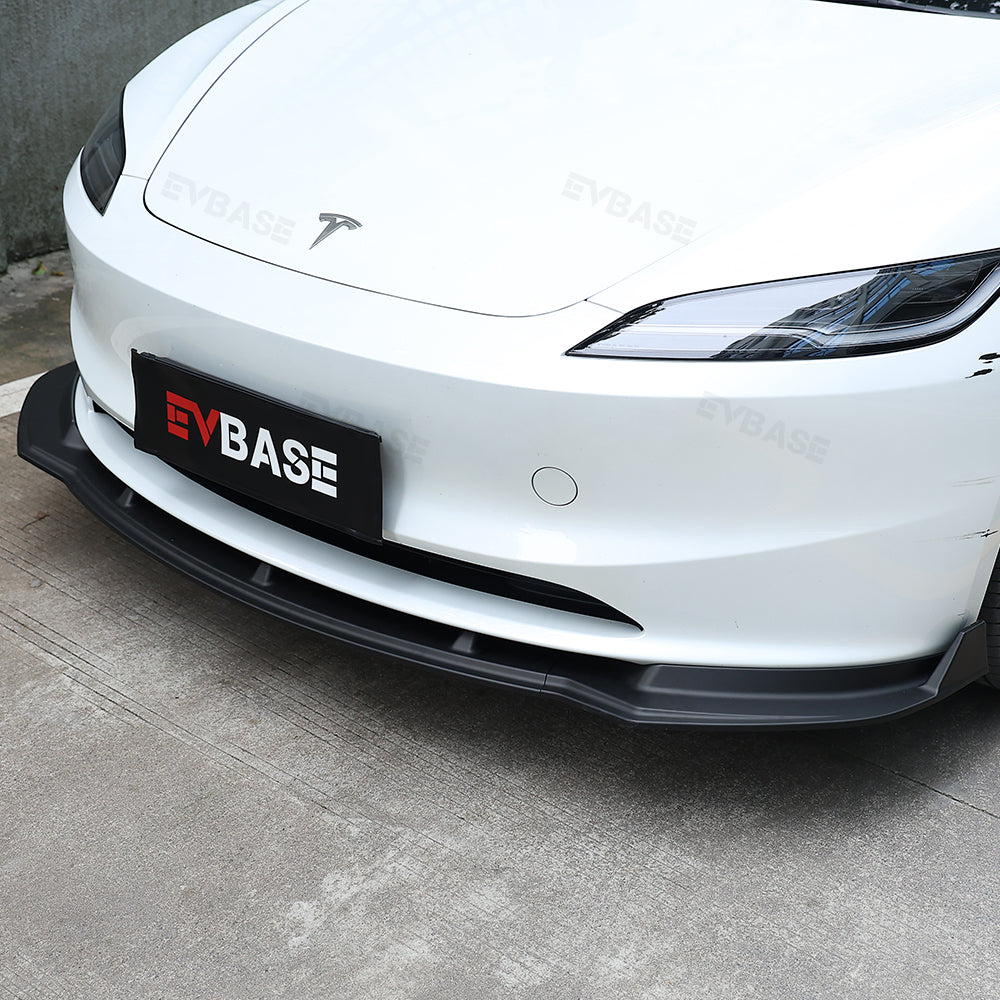 Model 3 Highland Front Bumper Lip ABS Splitter Front Apron Body Kits Spoiler Fascia 3-Stage For Tesla