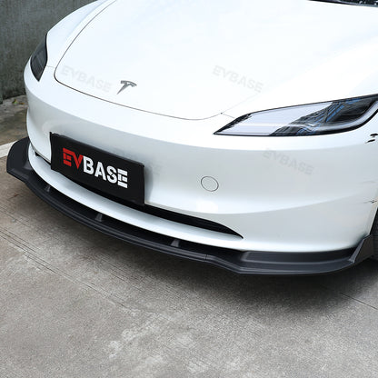 Model 3 Highland Front Bumper Lip ABS Splitter Front Apron Body Kits Spoiler Fascia 3-Stage For Tesla