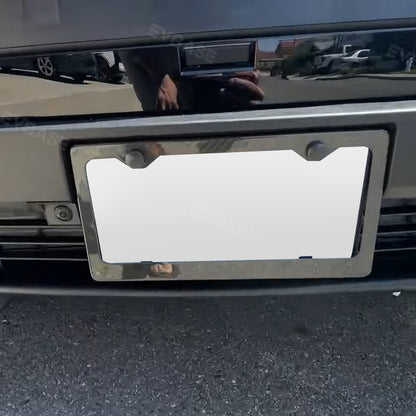 Cybertruck License Plate Holder Real Carbon Fiber No Drilling License Plate Frame Bracket Mount for Tesla