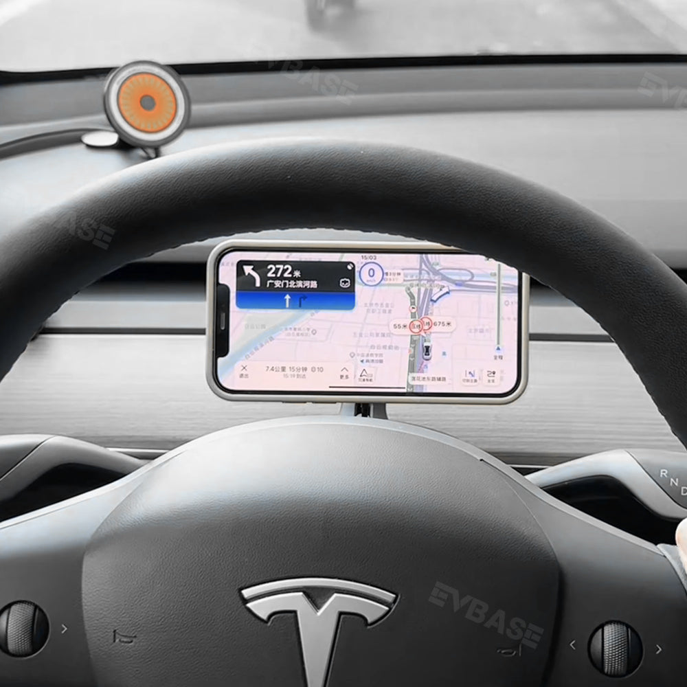 EVBASE Wireless Display HUD Magnetic for Model 3/Y/3 Highland With
