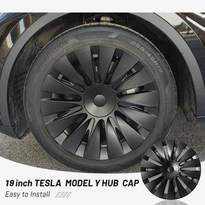 2023 Neue Tesla Radkappen Model Y Induktionsradabdeckungen 19 Zoll Mat -  EVBASE-Premium EV&Tesla Accessories