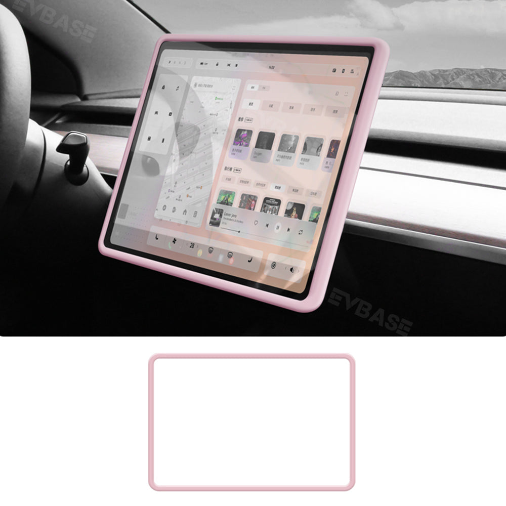 Tesla Model 3 Y Silicone Screen Edge Protect Frame