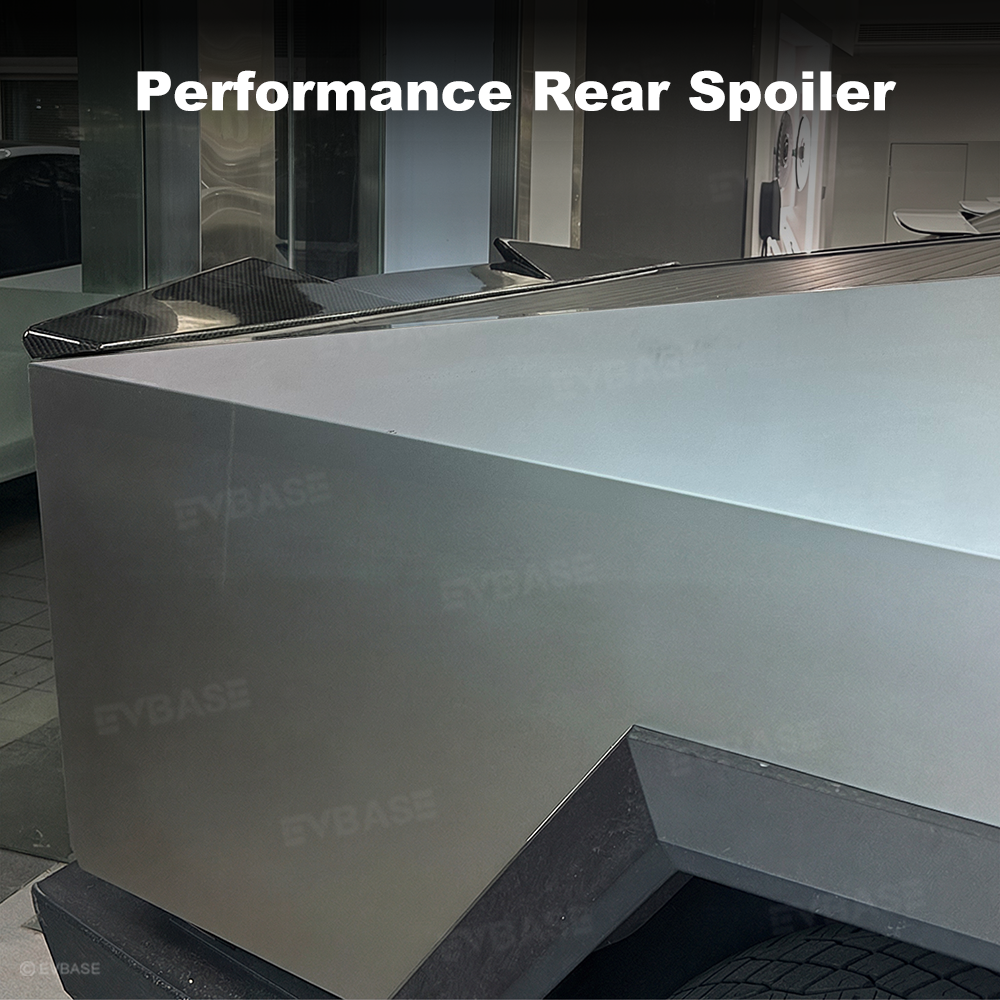 Cybertruck Rear Spoiler Real Dry Molded Carbon Fiber Tailgate Lip Spoiler Aerodynamic Upgrade