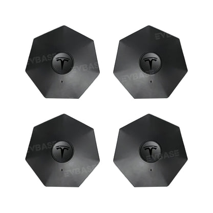 Cybertruck Center Wheel Cap Heptagon Hub Tesla Wheel Rim Caps Lug Nut Covers Caps