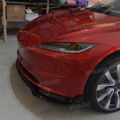 Model 3 Highland Front Bumper Lip ABS Splitter Front Apron Body Kits Spoiler Fascia 3-Stage For Tesla