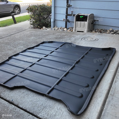 R1T Truck Bed Mat Liner Foldable Accessories Pickup Heavyweight Bed Mat All Weather Truck Rugged Bed Liner for Rivian