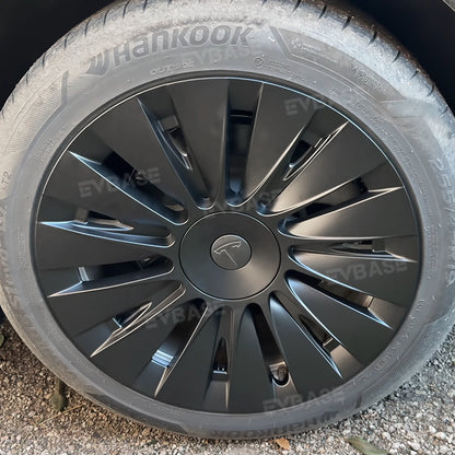 Model Y Gemini Wheels Caps 4PCS Sleek Matte 19-Inch Induction Wheel Covers for Tesla