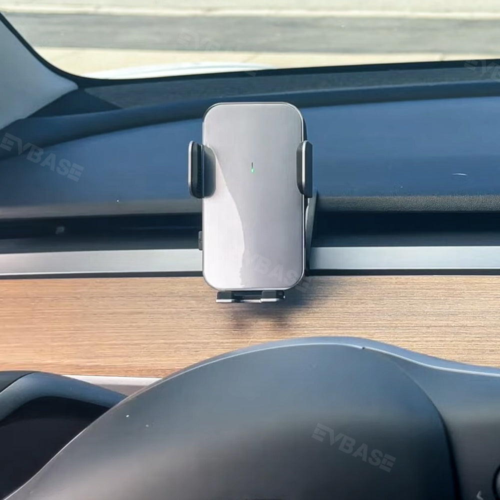 Model 3 Y Phone Holder Solar Tesla Phone Mount - EVBASE-Premium