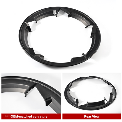Rim Protector for Tesla Model Y Juniper 19" Crossflow Wheels Rim Case Center Hub Caps