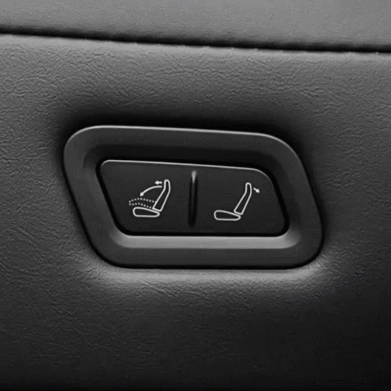 Model Y Juniper Rear Seat Folding Button Trim Cover Carbon Fiber Protector for Tesla