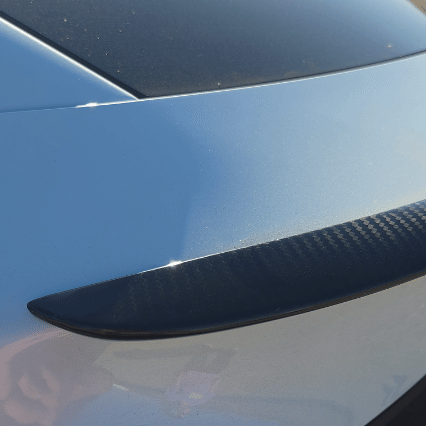 Tesla Model Y Juniper Real Carbon Fiber Spoiler Wing OEM Style Rear Trunk Splitter