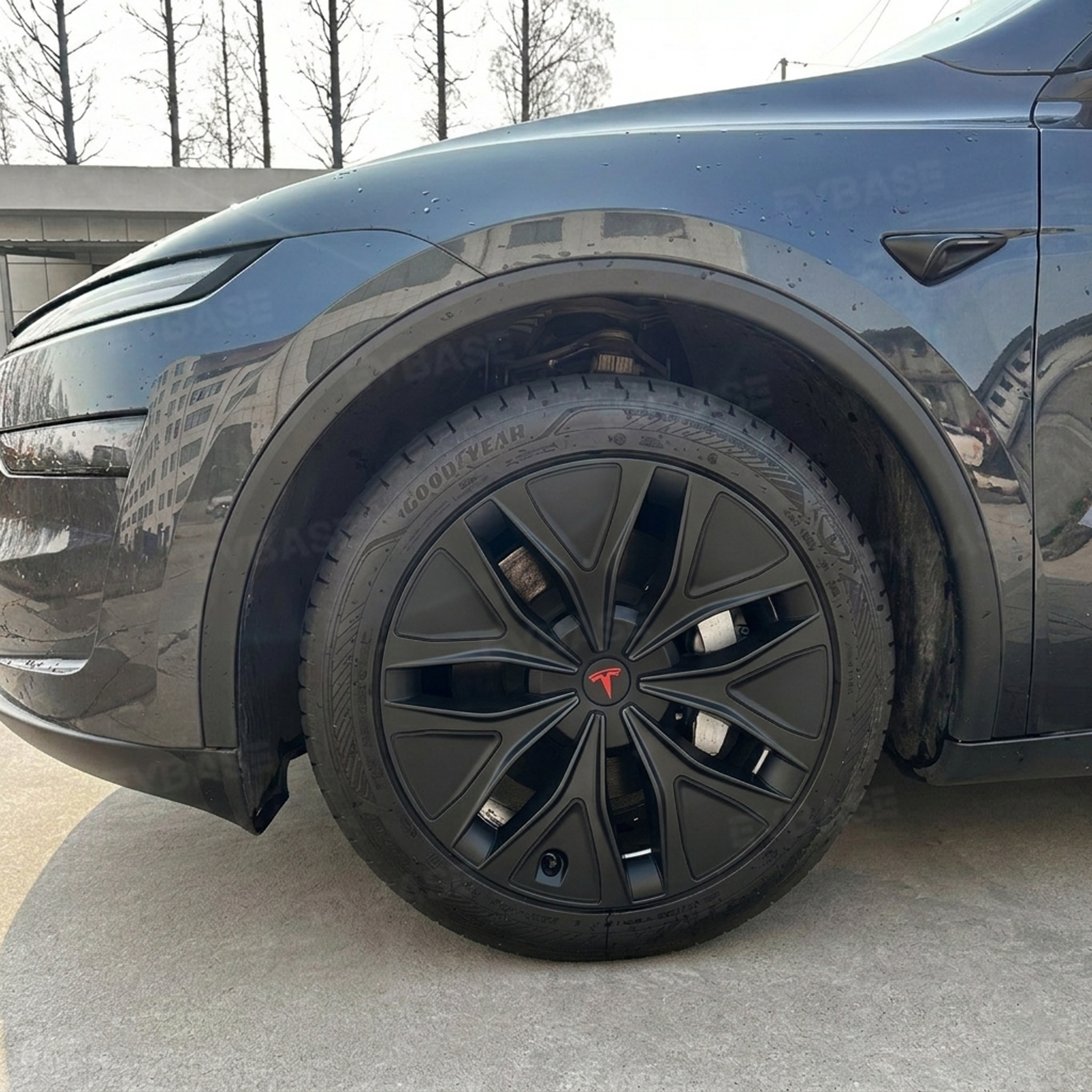 Model Y L Wheel Covers 19" Mecha Wheels Hubcaps Inspired By Model Y Performance