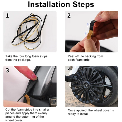 Model Y Juniper 19 Inch Wheel Covers Luxury-Inspired Multi-Spoke Wheels Hubcaps for Tesla