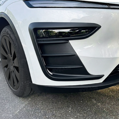 Model Y Juniper Front Fog Light Cover Trim ABS Sporty Style Fog Lamp Eyebrow Frame