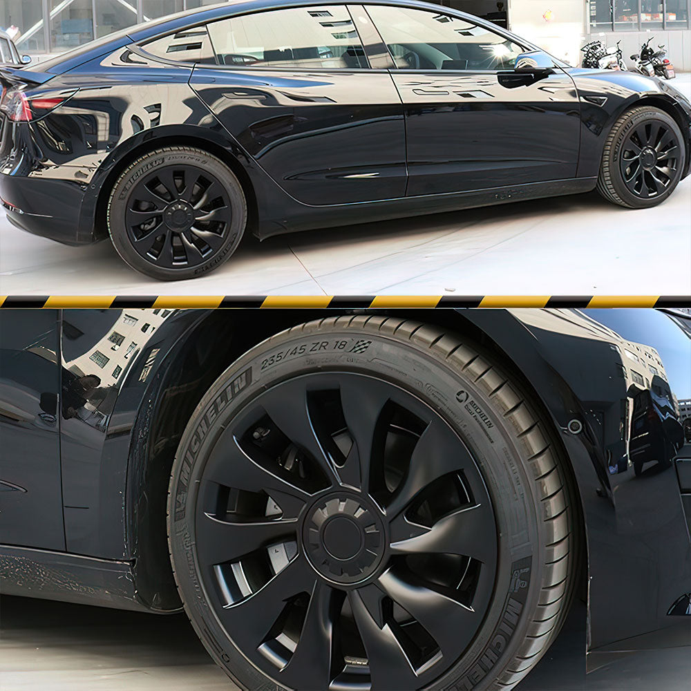 T310 Tesla Model 3 Uberturbine Styled Aero Wheel Cover Set for 18