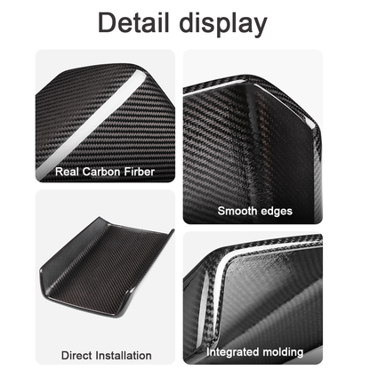 Model Y 3 Carbon Fiber Interior Accessories Central Control Armrest Box Cover for Tesla