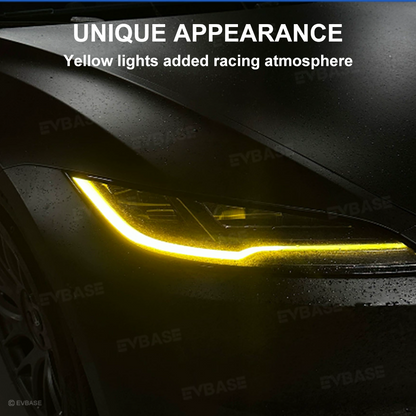 Model 3 Highland Daytime Running Lights Upgraded 2.0 RGB Headlights LED DRL Upgrade Kit with Factory Screen Control