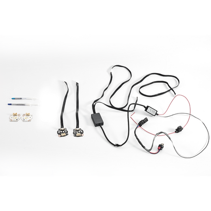 Model 3 Highland Daytime Running Lights Upgraded 2.0 RGB Headlights LED DRL Upgrade Kit with Factory Screen Control