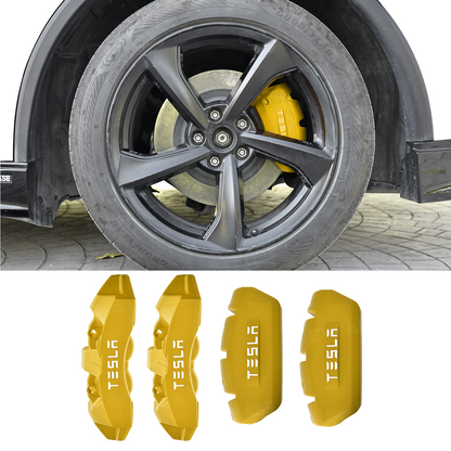 Model Y/ Y Juniper Silicone Brake Caliper Covers Caliper Protector Set Slip-On Fit & No Wheel Removal