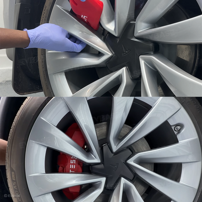 Model 3/Y Silicone Brake Caliper Covers Front and Rear Slip-On Caliper Protector Set Performance Look & No Wheel Removal