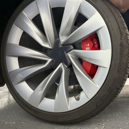 Model 3/Y Silicone Brake Caliper Covers Front and Rear Slip-On Caliper Protector Set Performance Look & No Wheel Removal