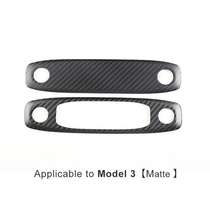 Tesla Model Y 3 Carbon Fiber Interior Accessories Reading Light Cover Trim
