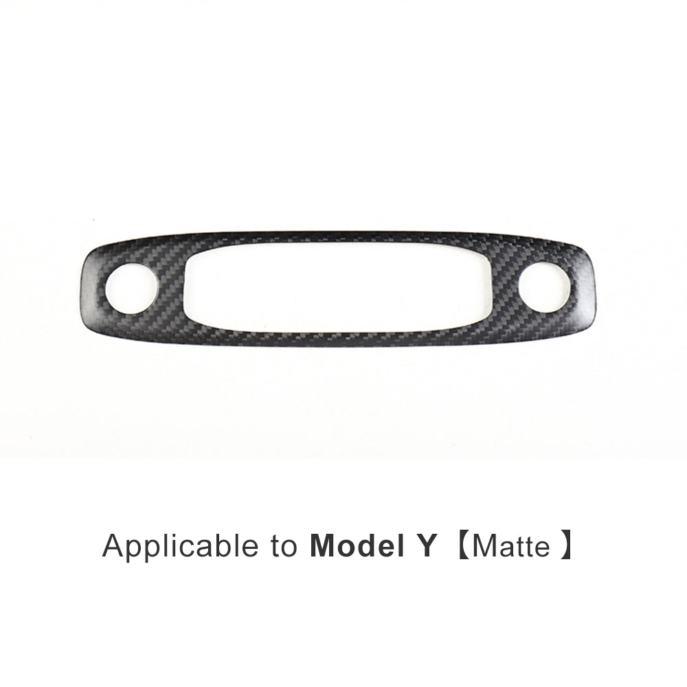 Tesla Model Y 3 Carbon Fiber Interior Accessories Reading Light Cover Trim