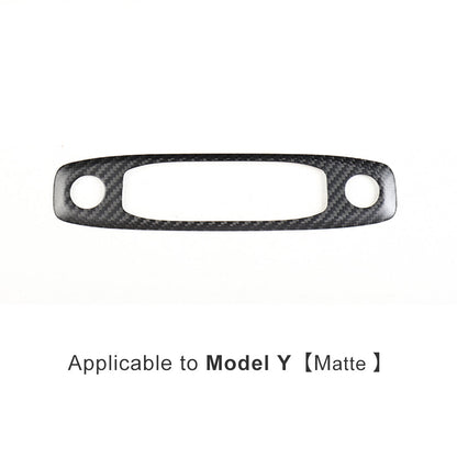 Tesla Model Y 3 Carbon Fiber Interior Accessories Reading Light Cover Trim