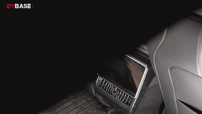 Model Y Juniper/3 Highland Rear Screen Overlay ABS Backseat Air Vent Cover Protection for Tesla