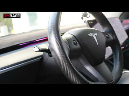Model 3 Y Steering Wheel Trim Cover for Tesla Interior Accessories Carbon Fiber
