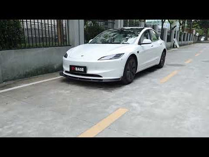 Model 3 Highland Front Bumper Lip ABS Splitter Front Apron Body Kits Spoiler Fascia 3-Stage For Tesla