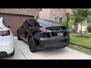 2023 Nuovo spoiler rosso Tesla in fibra di carbonio modello Y 3 spoiler in fibra di carbonio reale