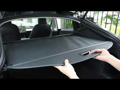 EVBASE Tesla Model Y Retractable Trunk Cargo Cover Rear Privacy Cargo Cover Shade Protector