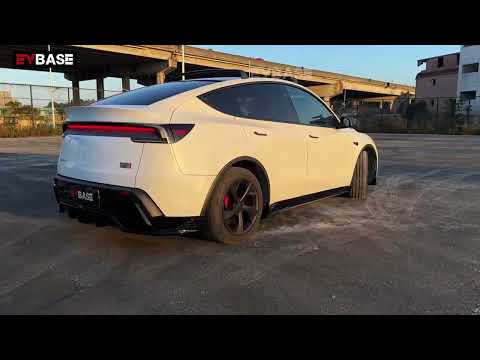 Model Y Juniper Body Kit Performance Style Front Lip & Side Skirts & Rear Diffuser & Rear Spoiler for Tesla