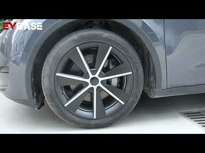 EVBASE Tesla Model Y Gemini Wheel Covers 19inch Aftermarket Wheel covers for Model Y