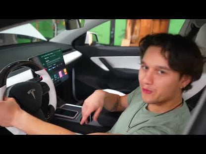 EVBASE Customized Carbon Fiber Steering Wheel for Model 3 Y Tesla Accessories