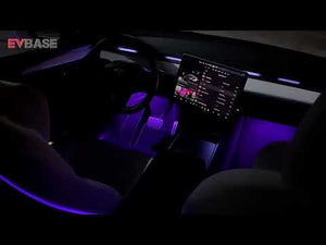 EVBASE Model 3 Y Ambient Light Kits Streamer Tesla Interior LED Lighting Accessories