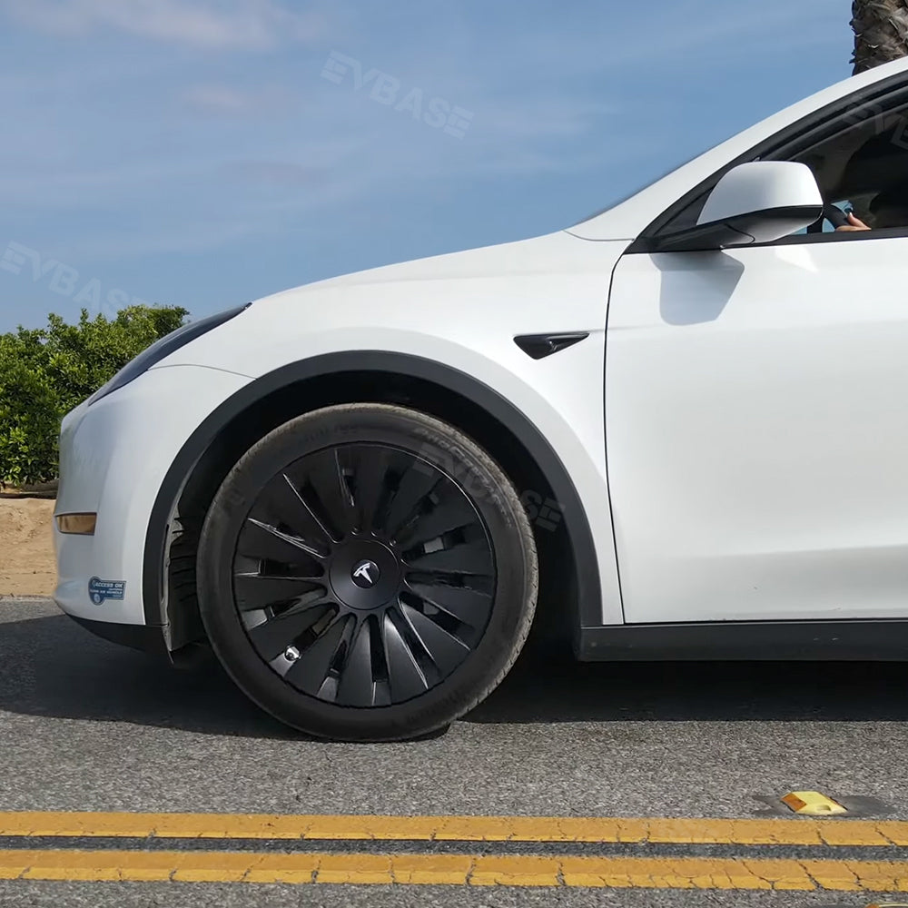 Model Y Gemini Wheels Caps 4PCS Sleek Matte 19-Inch Induction Wheel Covers for Tesla