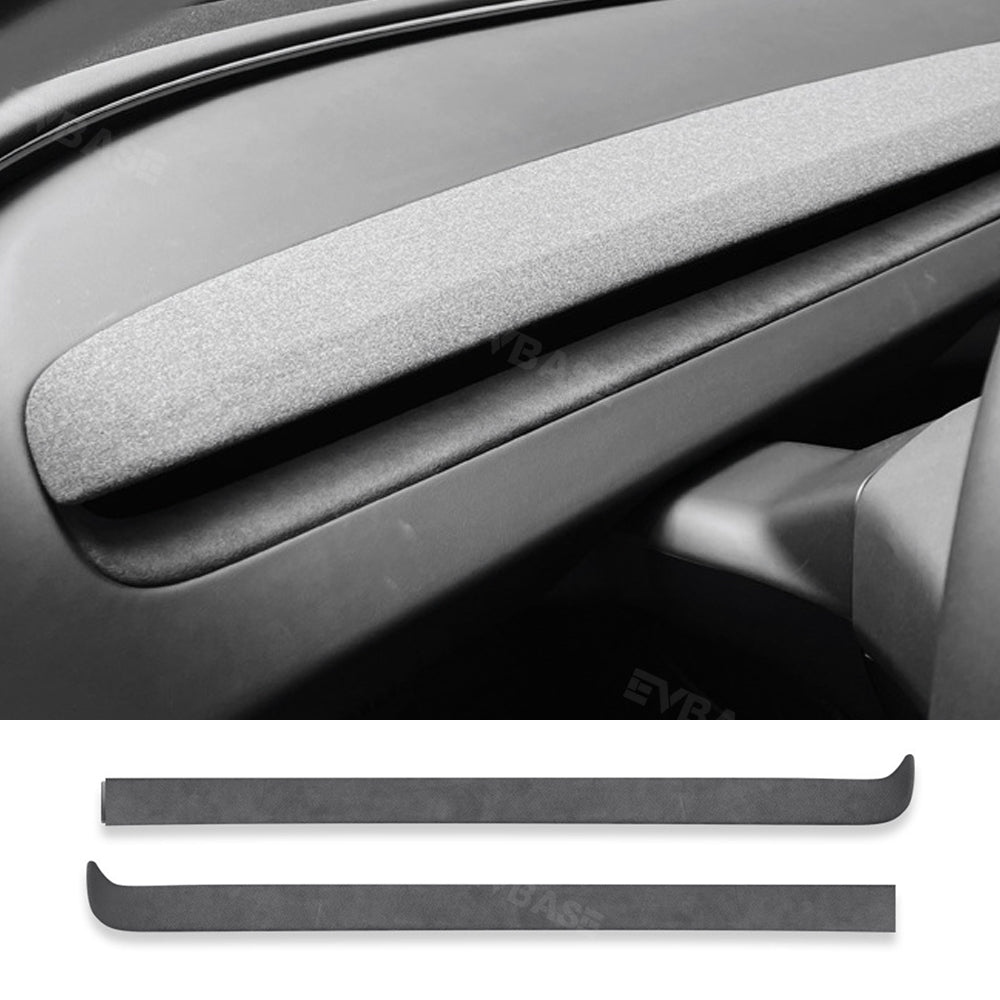 Model 3 Highland Real Alcantara Dashboard Air Outlet Cover Sticker Panel Trim Strip Tesla Interior Accessories