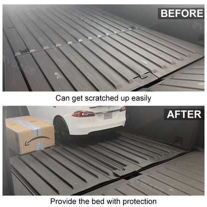 Cybertruck Truck Bed Liner Mat Foldable Pickup All Weather Rugged Bed Cover Cargo Floor Mat for Tesla