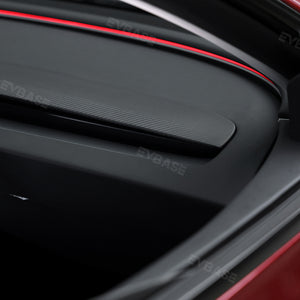 Model 3 Highland Real Carbon Fiber Dashboard Replacement Panel Tesla Interior Trim Cover EVBASE
