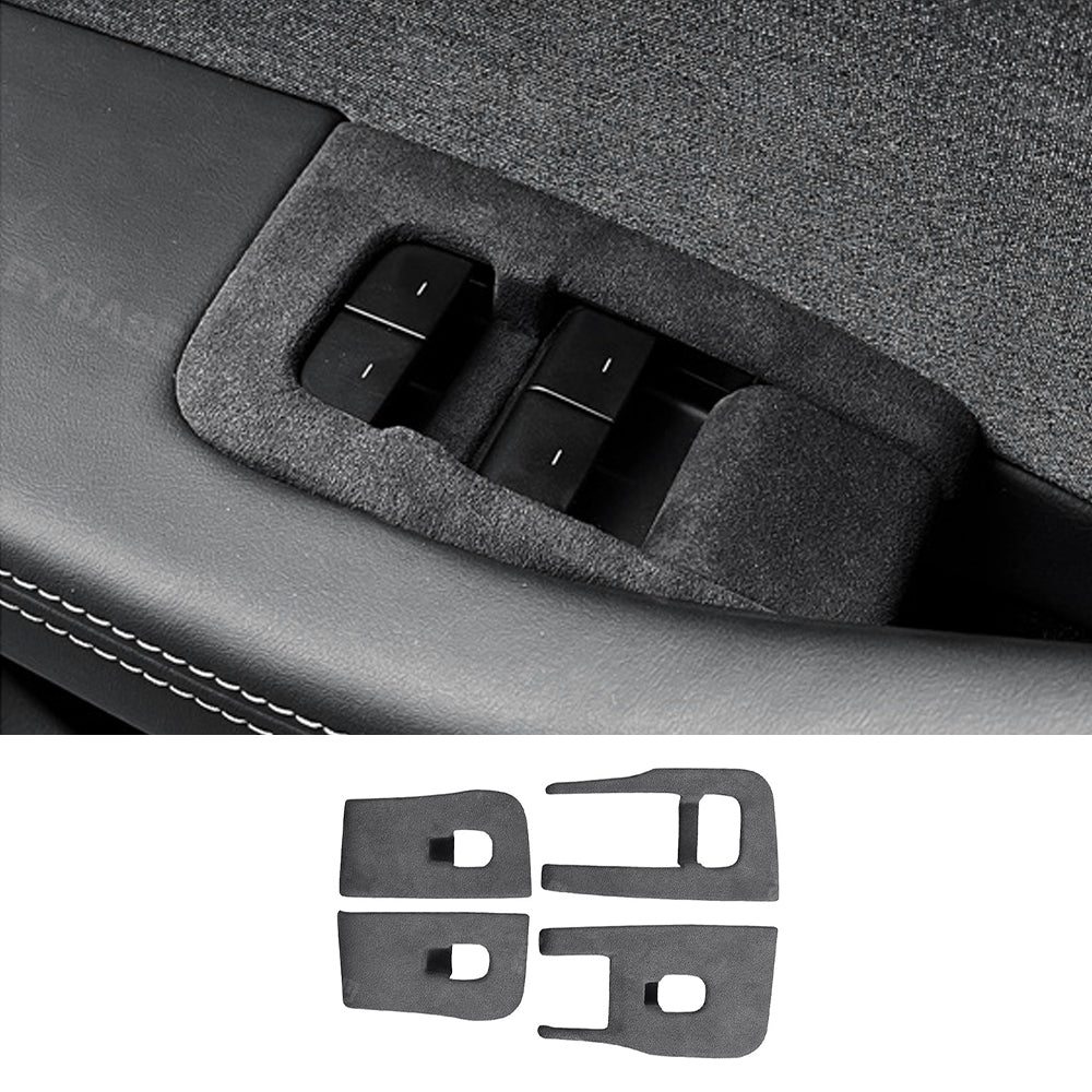 Model 3 Highland Alcantara Window Lift Switch Button Cover Left Hand Drive Panel Trim Sticker Tesla Interior Accessories