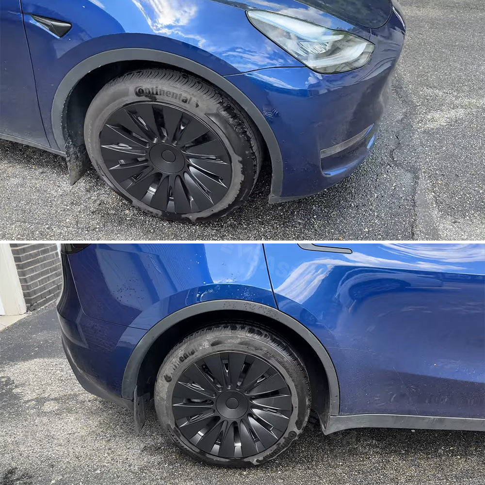 Model Y Gemini Wheels Caps 4PCS Sleek Matte 19-Inch Induction Wheel Covers for Tesla