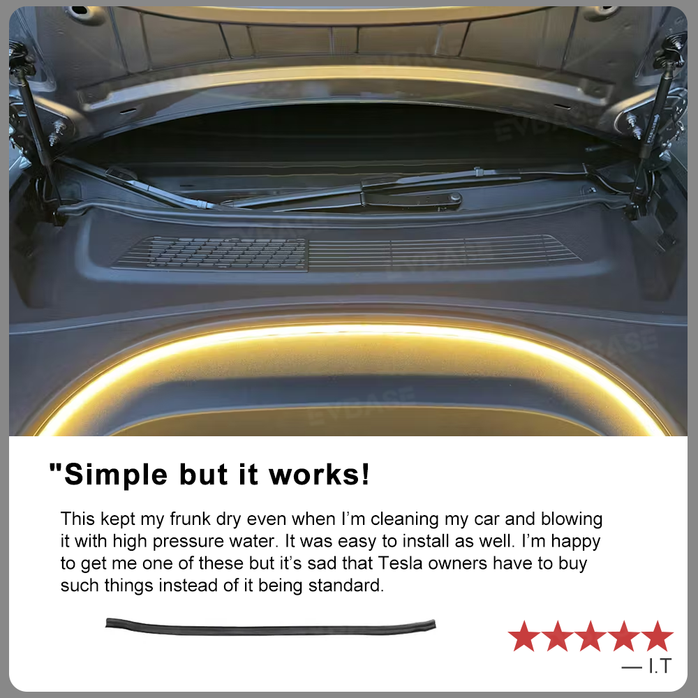 Model Y Juniper/ 3 Highland Front Trunk Weather Rubber Seal Front Hood Water Seal Strip