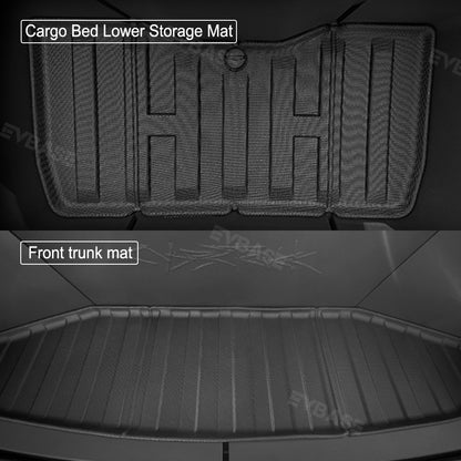 Cybertruck Truck Bed Liner Mat Foldable Pickup All Weather Rugged Bed Cover Cargo Floor Mat for Tesla