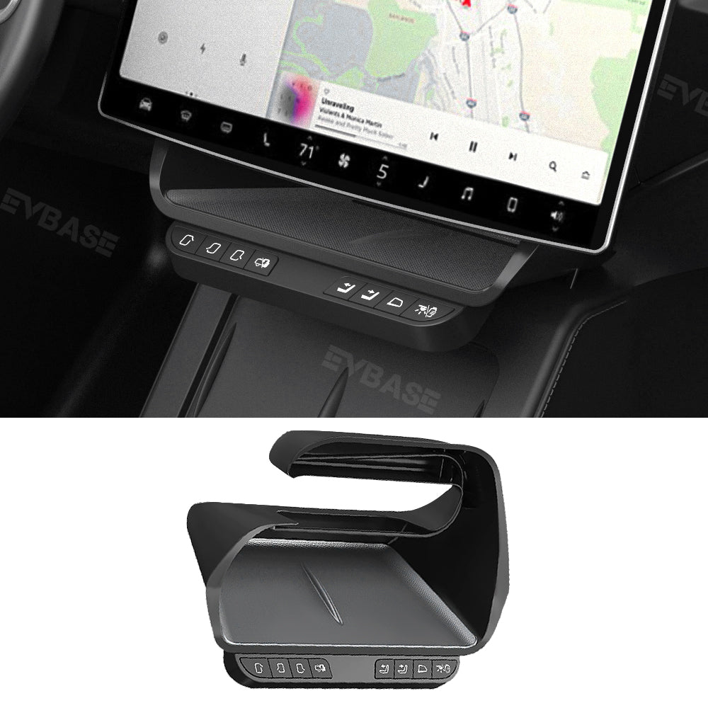 EVBASE Model 3 Y Physical Shortcut Buttons Integrated Intelligent Control with Storage Box Under Screen